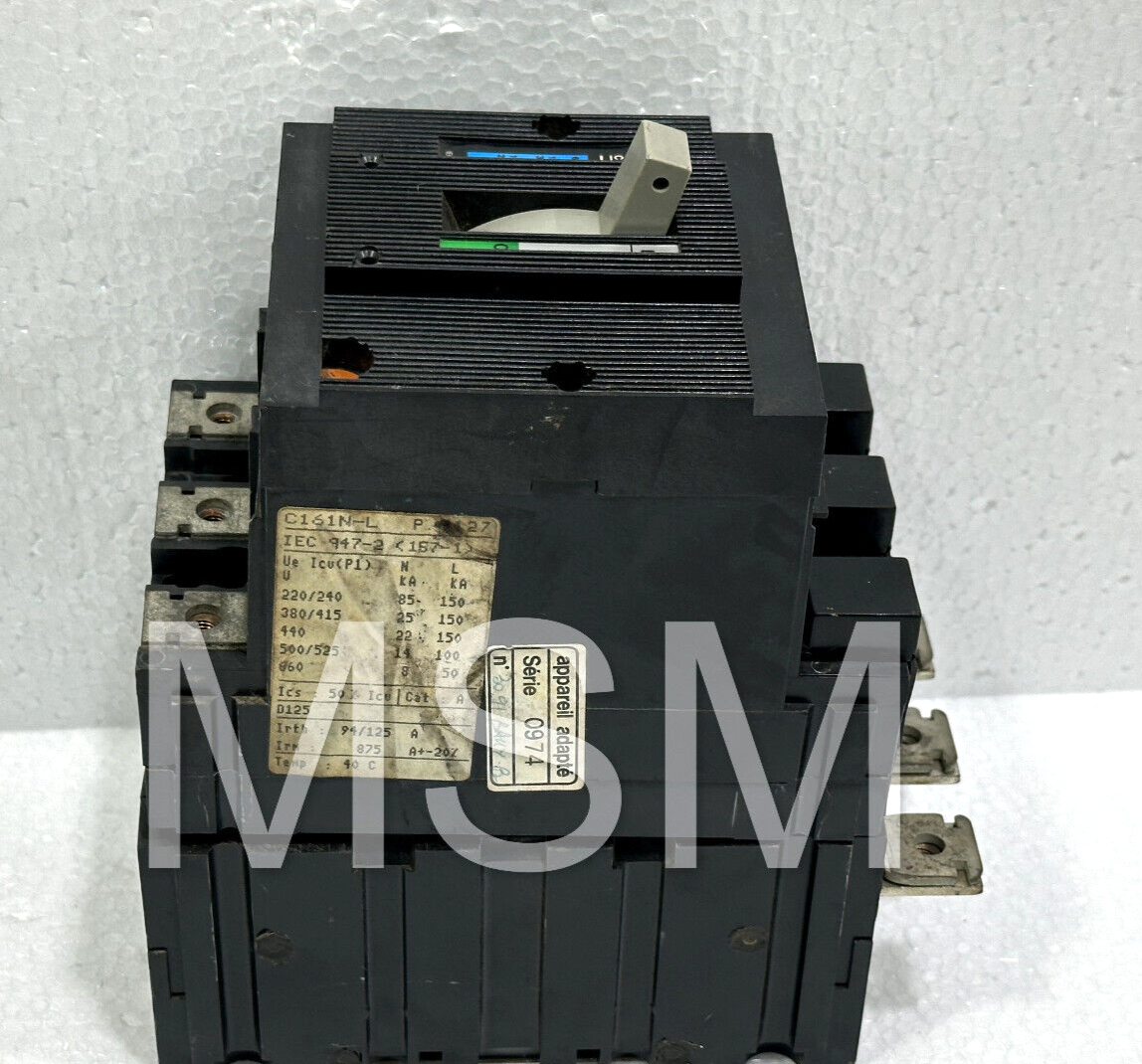 Merlin Gerin Compact C161L Circuit Breaker 94/125 A C161H-L 380-415 V - Image 4