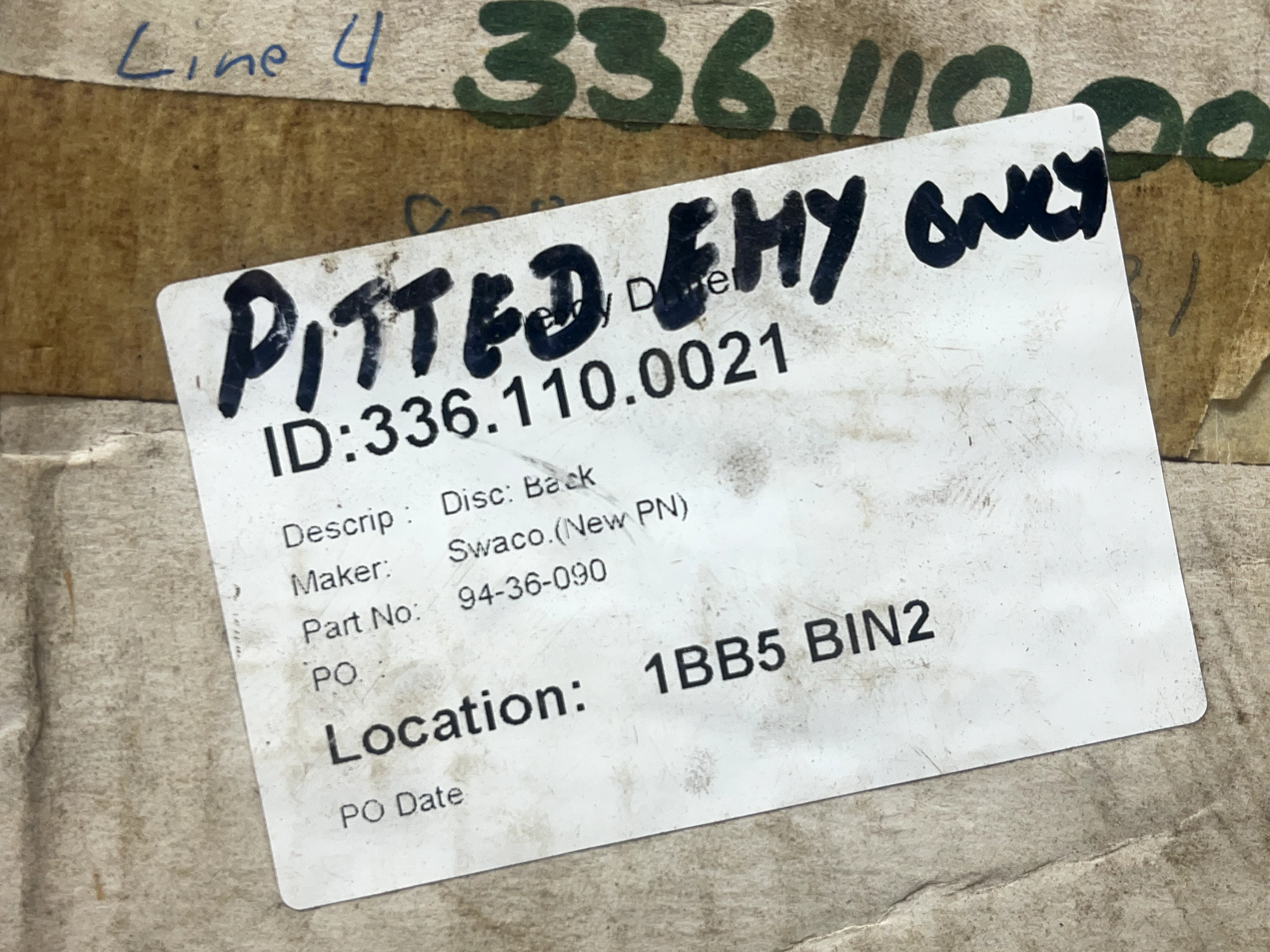 Swaco Front Disc Assembly 94-36-090 32.0 HRc 91.9 Hra 10CDF-4081 - Image 6