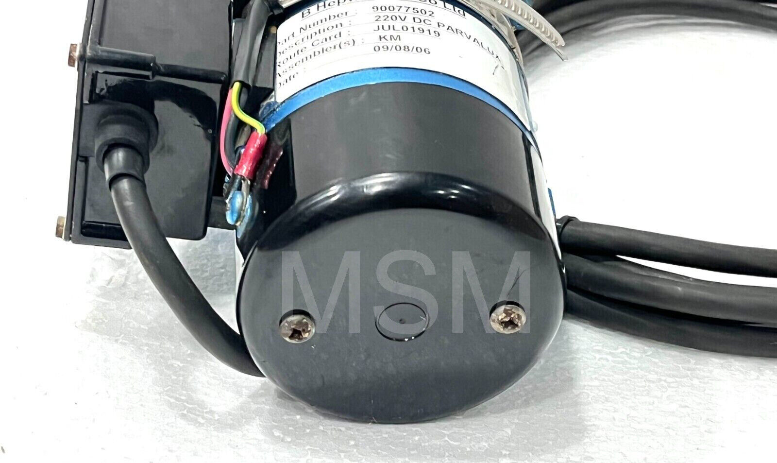 B Hepworth & Co. Ltd 90077502 Wiper Motor 220 VDC - Image 6