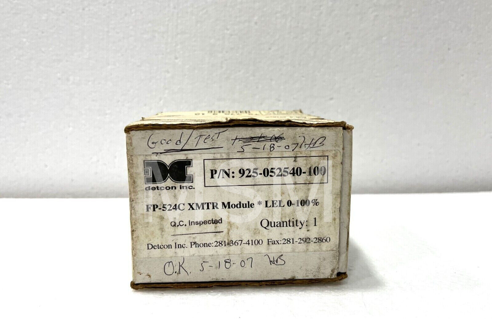 Detcon FP-524C Microsafe LEL Gas Sensor - Image 6