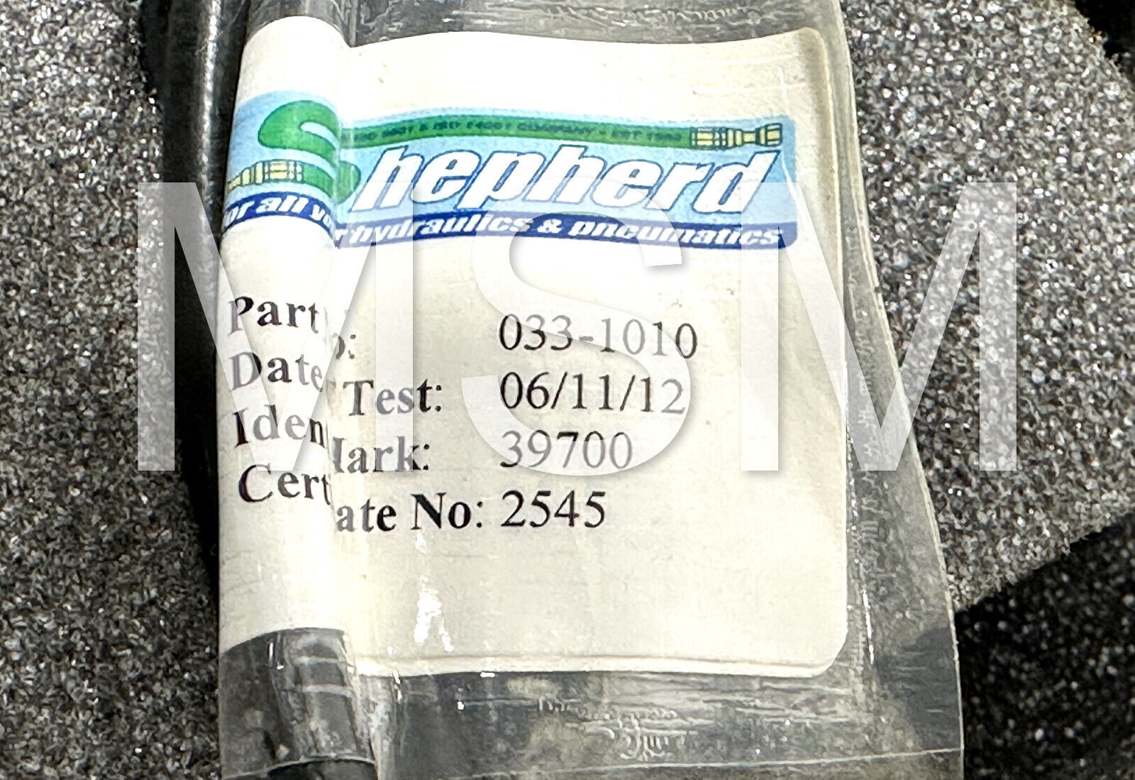 QCS33-1425/J Portable Accumulator Charging Kit 19-0032-00478 - Image 6