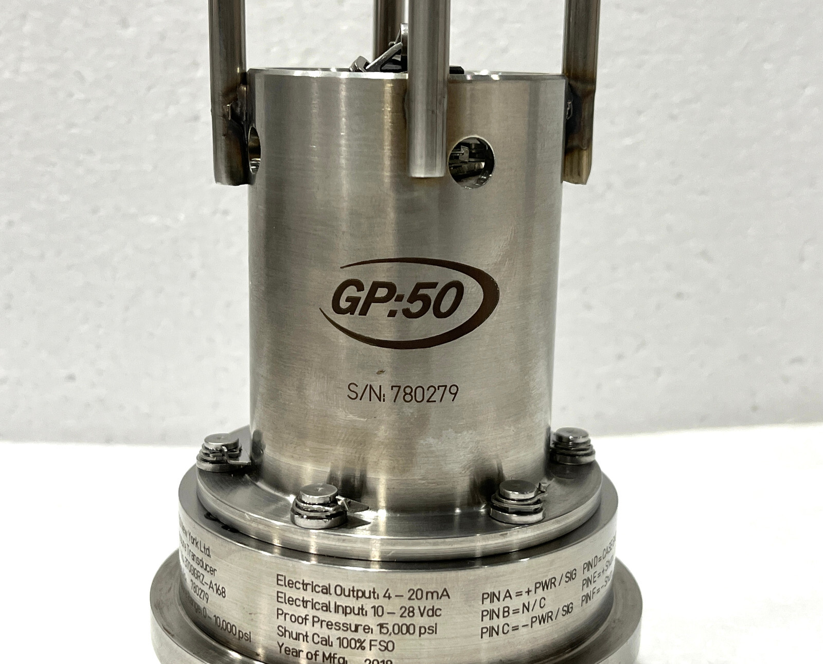 GP:50 370GIGRZ-A168 Pressure Transducer Intrinsically Safe 10,000 Psi - Image 7