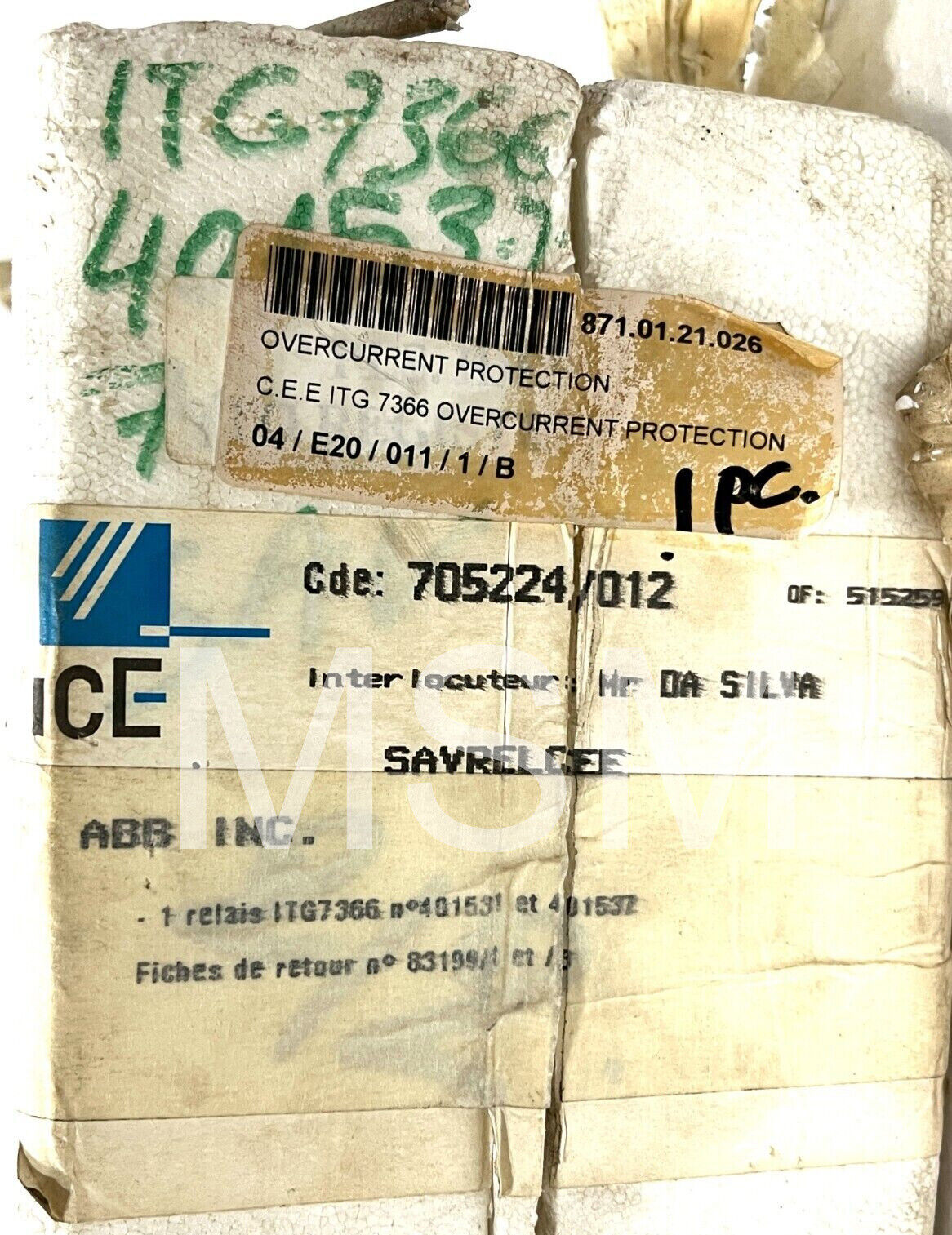 CEE ITG7366 Three Pole Overcurrent Relay 5A 60Hz 0,5 IN - Image 7