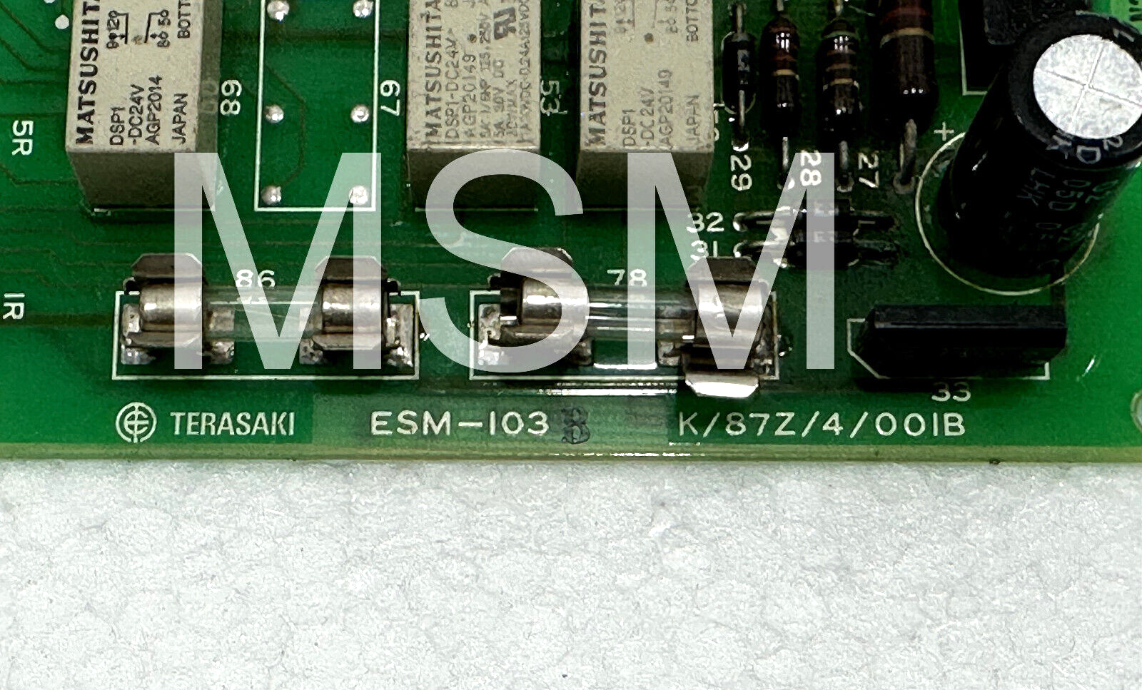 TERASAKI ESM-103 B STARTER MODULE PCB CARD K/87Z/4/001B - Image 6