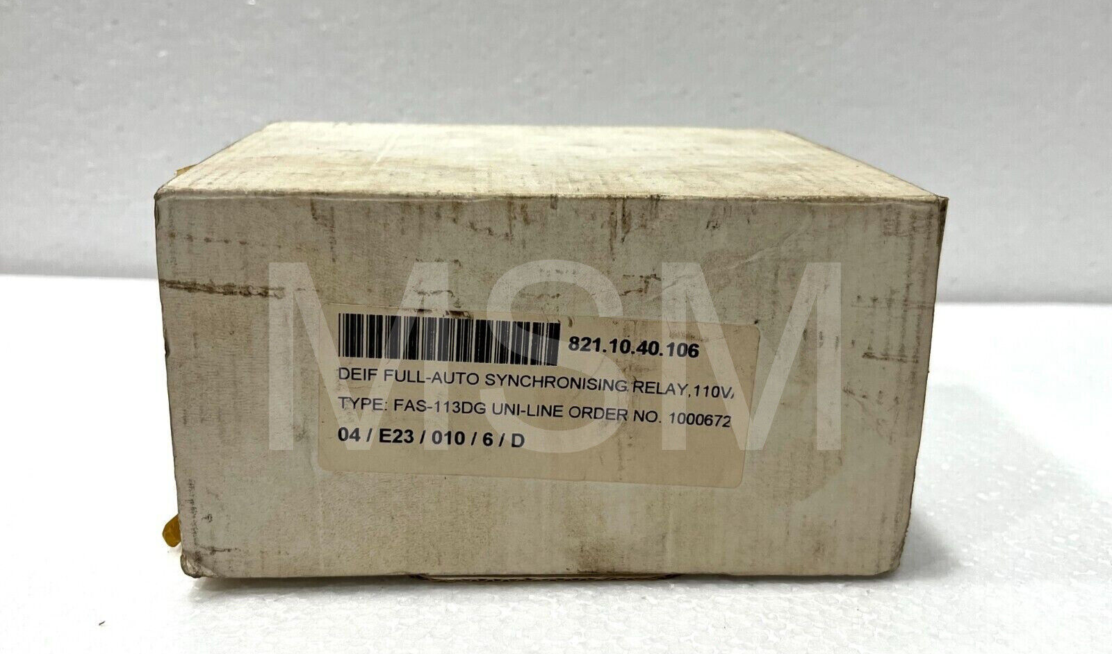Deif FAS-113DG Generator Set Synchronizer Relay 110VAC - Image 9