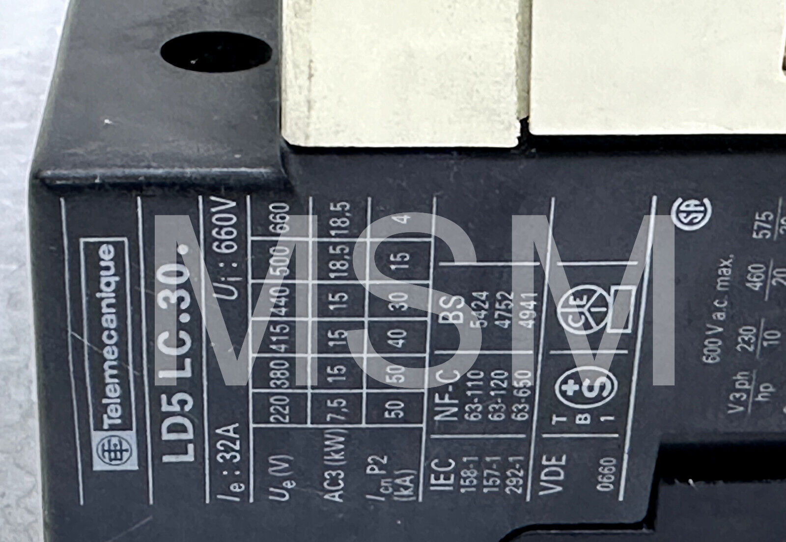 Telemecanique Intergral 32 Contactor Breaker LD5LC.30. - Image 9