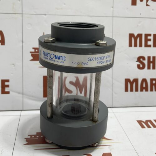 Plast-O-Matic GX150EP-PV SIGHT GLASS 1-1/2′ PVC