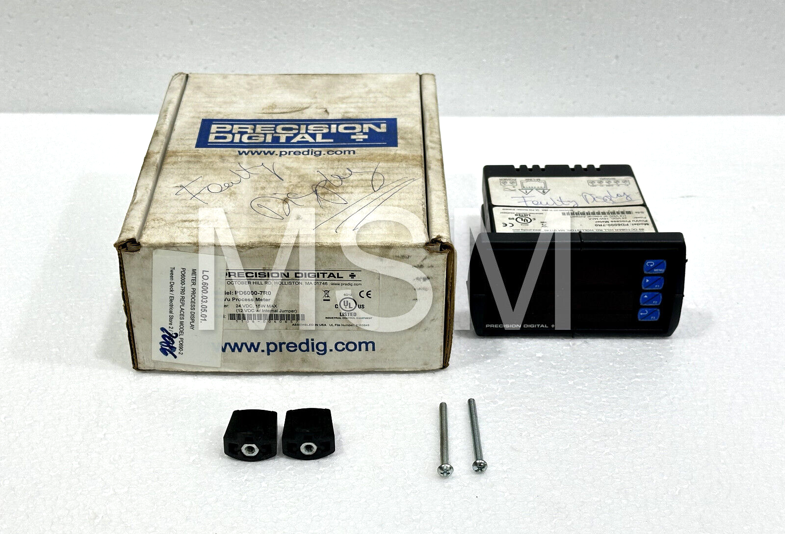 PRECISION DIGITAL PD6000-7R0 PROVU PROCESS METER (Display Faulty)