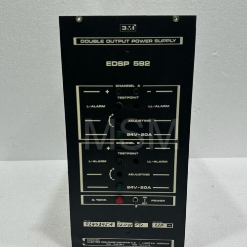 EMI EDSP 592 DOUBLE OUTPUT POWER SUPPLY UNIT 220VAC