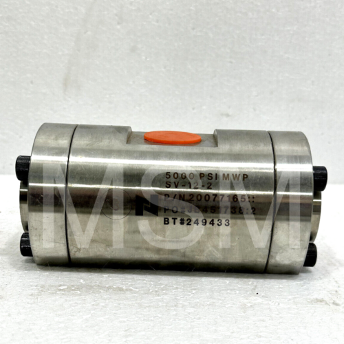 NOV Valve,Shuttle,3/4″SS,W/1″ NPT Ports 5000 PSI MWP