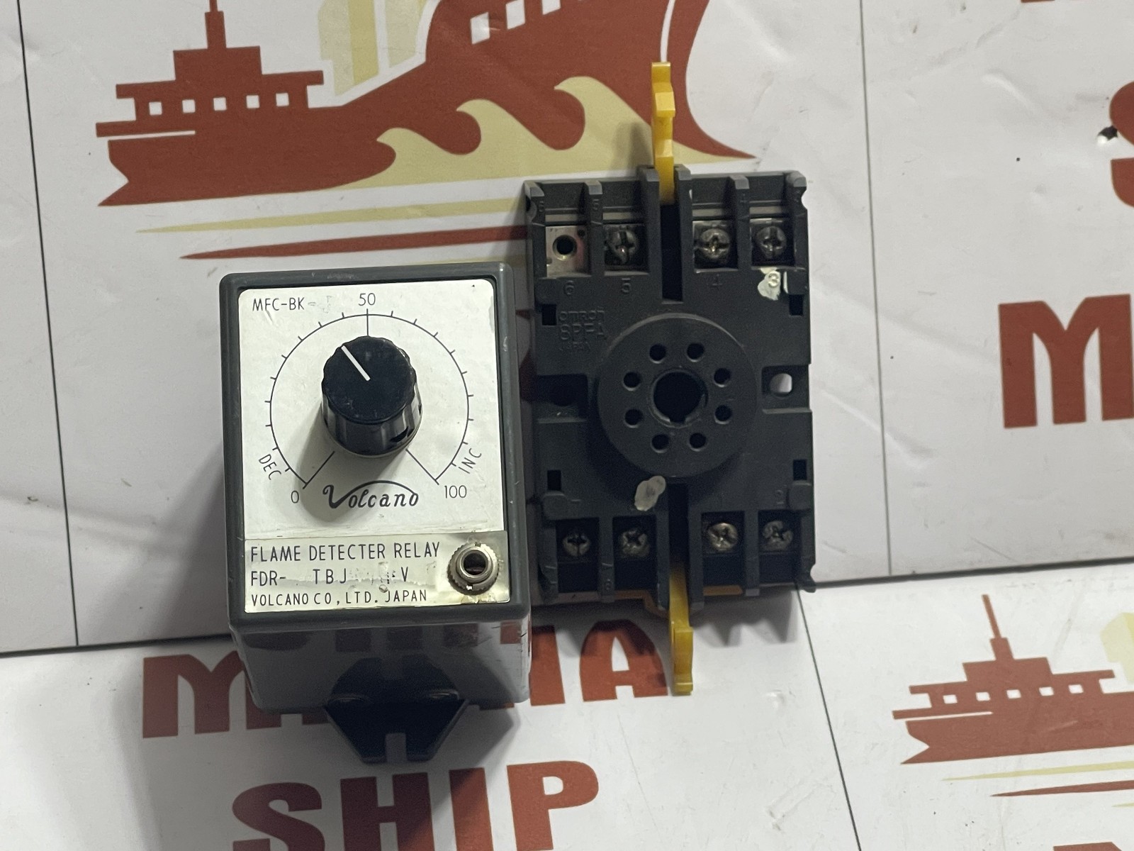 Volcano MFC-BK-J Flame Detector Relay FDR-1 TBJ