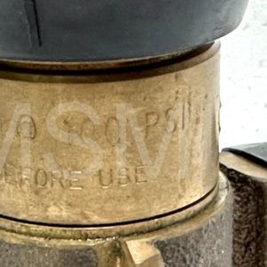 AKRON STYLE 3020 PISTOL GRIP BRASS FIRE FIGHTING VARI-NOZZLE 1-1/2" 100psiGPM #2