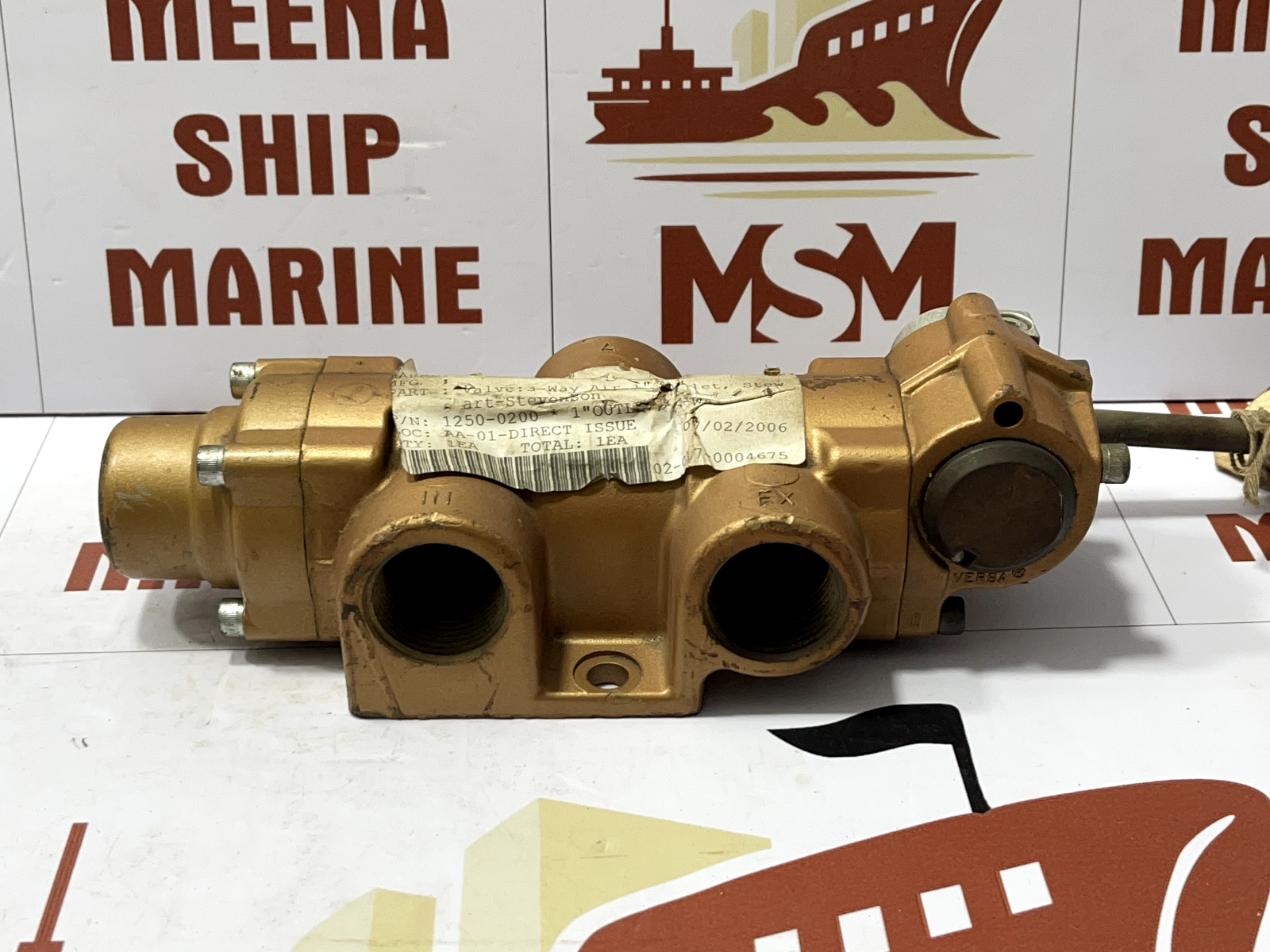 VERSA 1250-0200 VALVE LEVER OPERATEDf