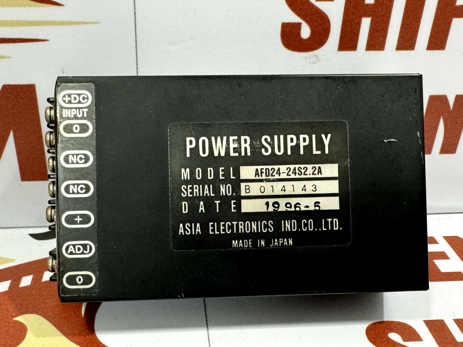 ASIA ELECTRONICS POWER SUPPLY AFD24-24S2.2AC