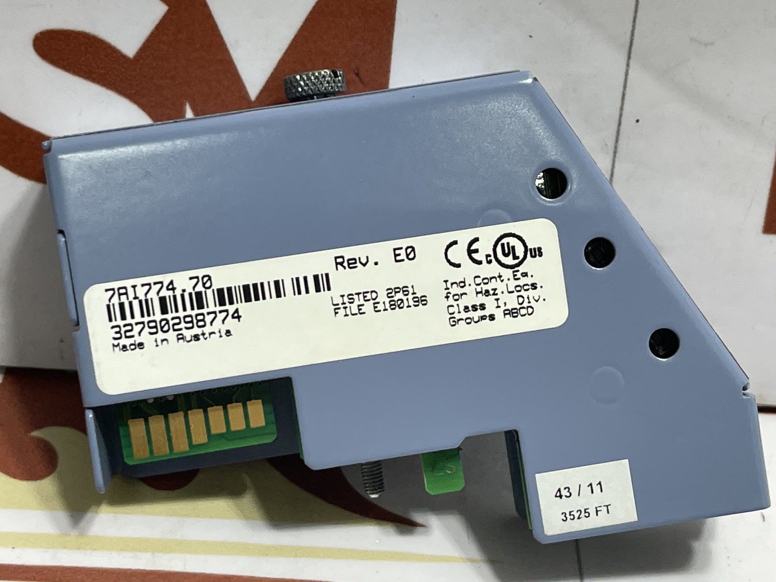 B&R 7AI774.70 ANALOG INPUT MODULE - Image 2