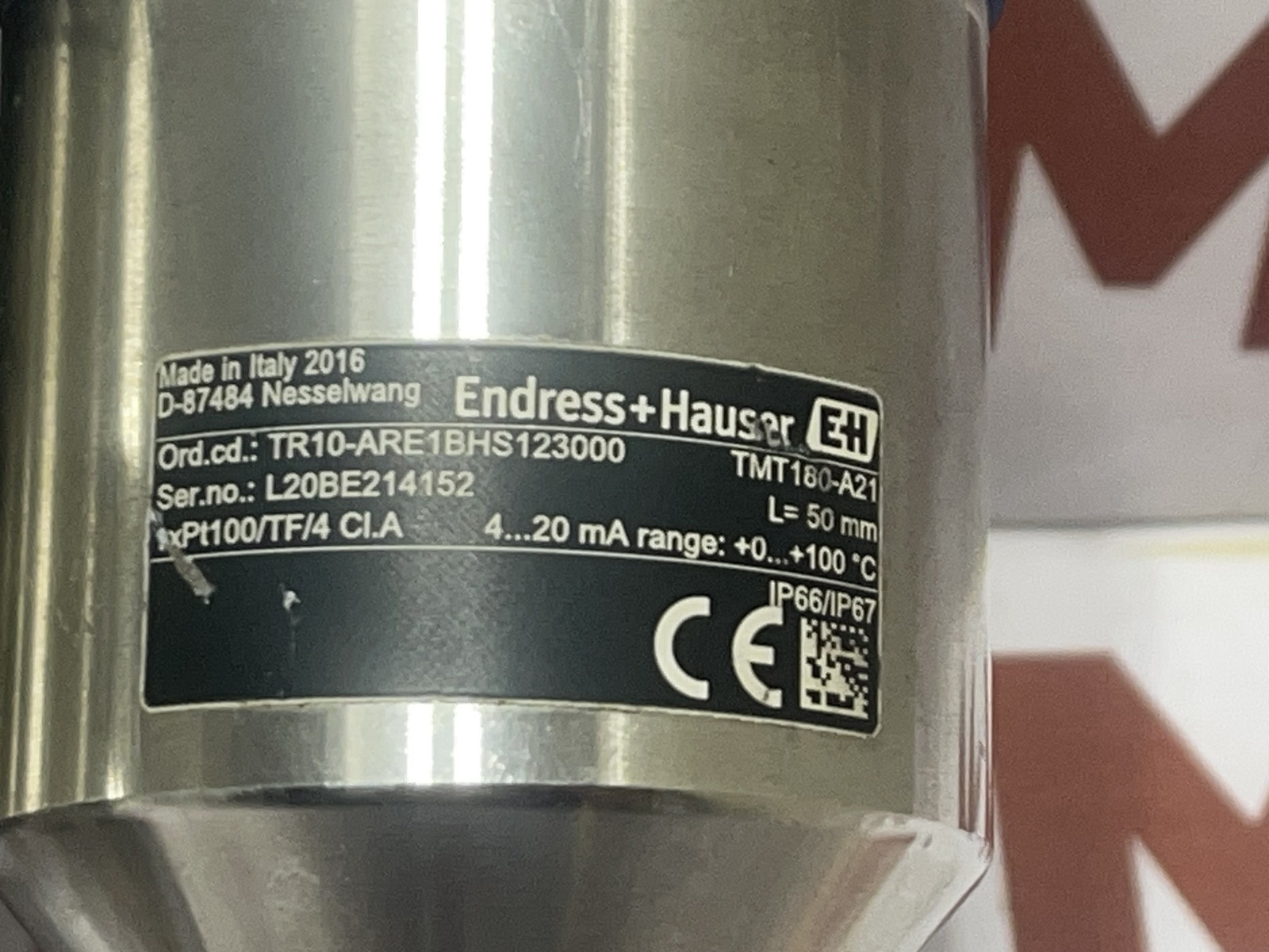 ENDRESS+HAUSER TMT180-A21 Temperature Transmitter L20BE514152 - Image 5