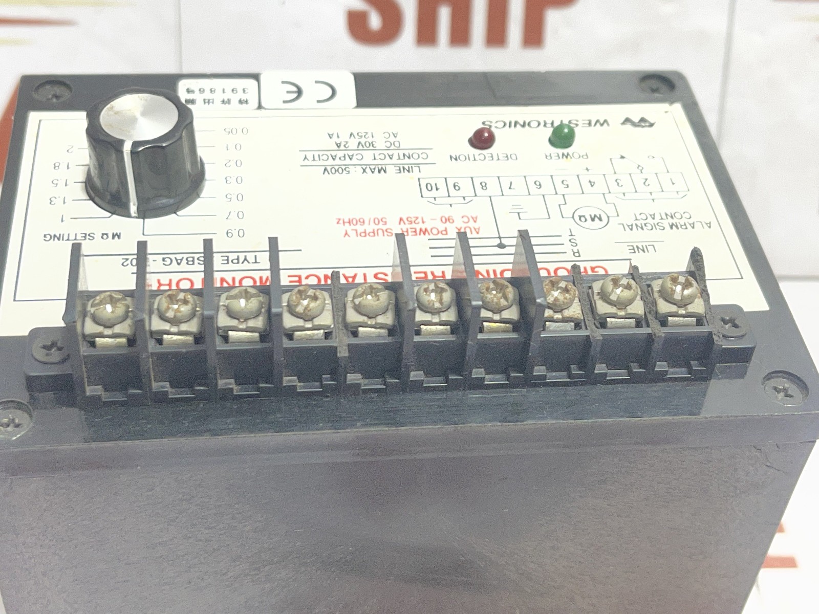 Westronics SBAG-102 Grounding Resistance Monitor 170-270 VAC - Image 9
