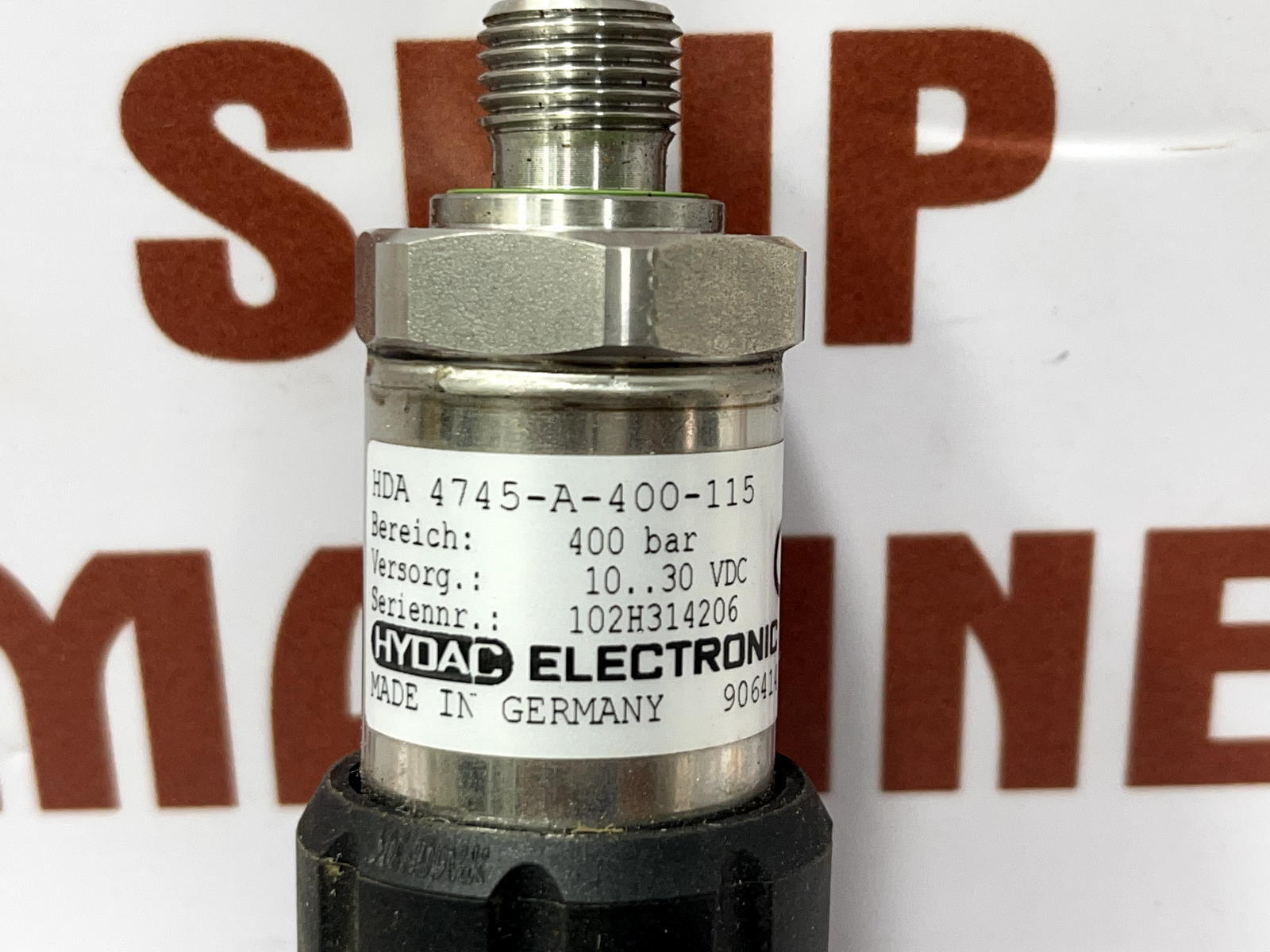 HYDAC ELECTRONIC 906414 HDA 4745-A-400-115 PRESSURE TRANSMITTER 400 BAR NEW - Image 2