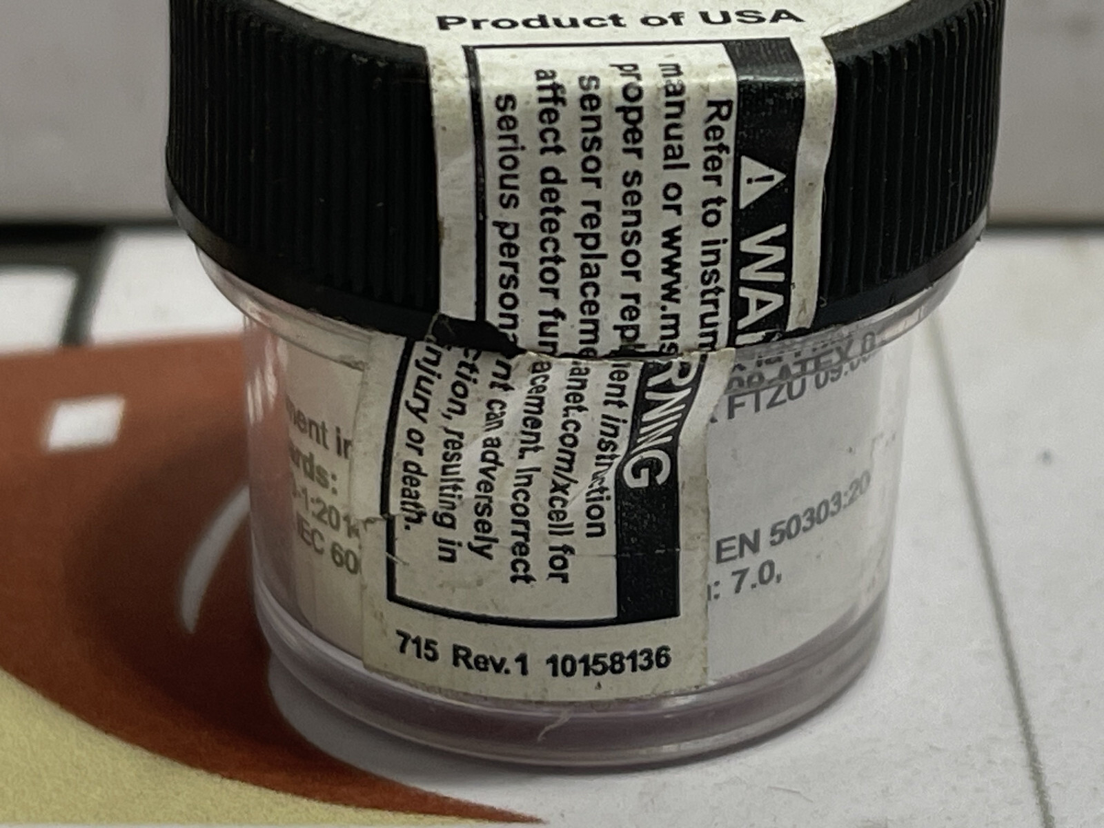 MSA XCELL Replacement Sensor 10106722 Combustible - Image 2