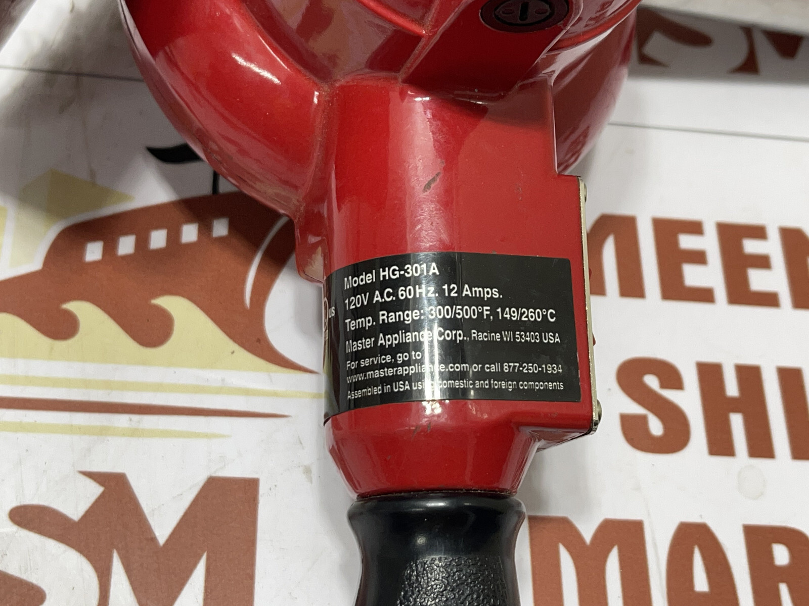 Master Appliance corp Model HG-301A - Image 10