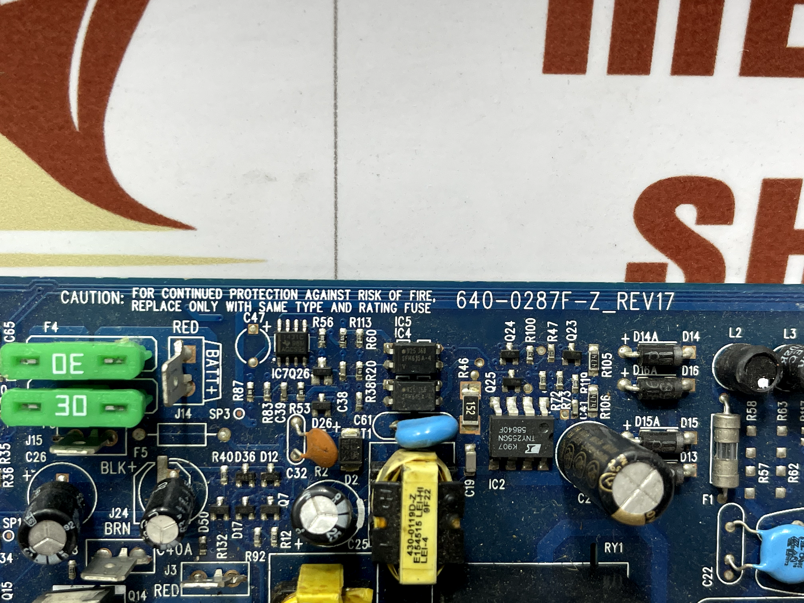 640-0287F-Z REV17 PCB Board - Image 3