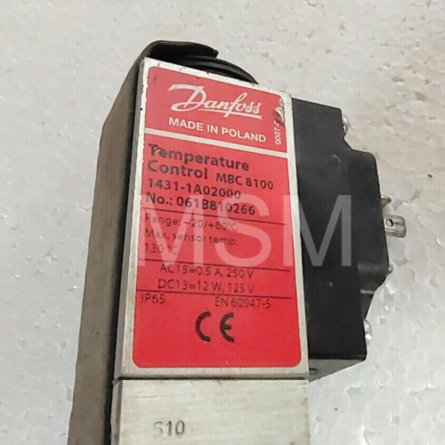 DANFOSS MBC 8100 Thermostat