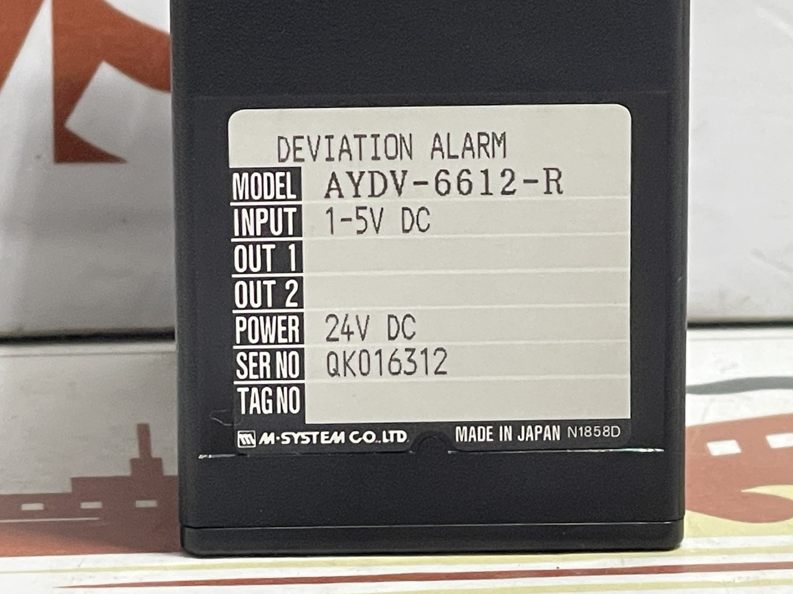 DEVIATION ALARM AYDV-6612-R M-System 24VDC - Image 4