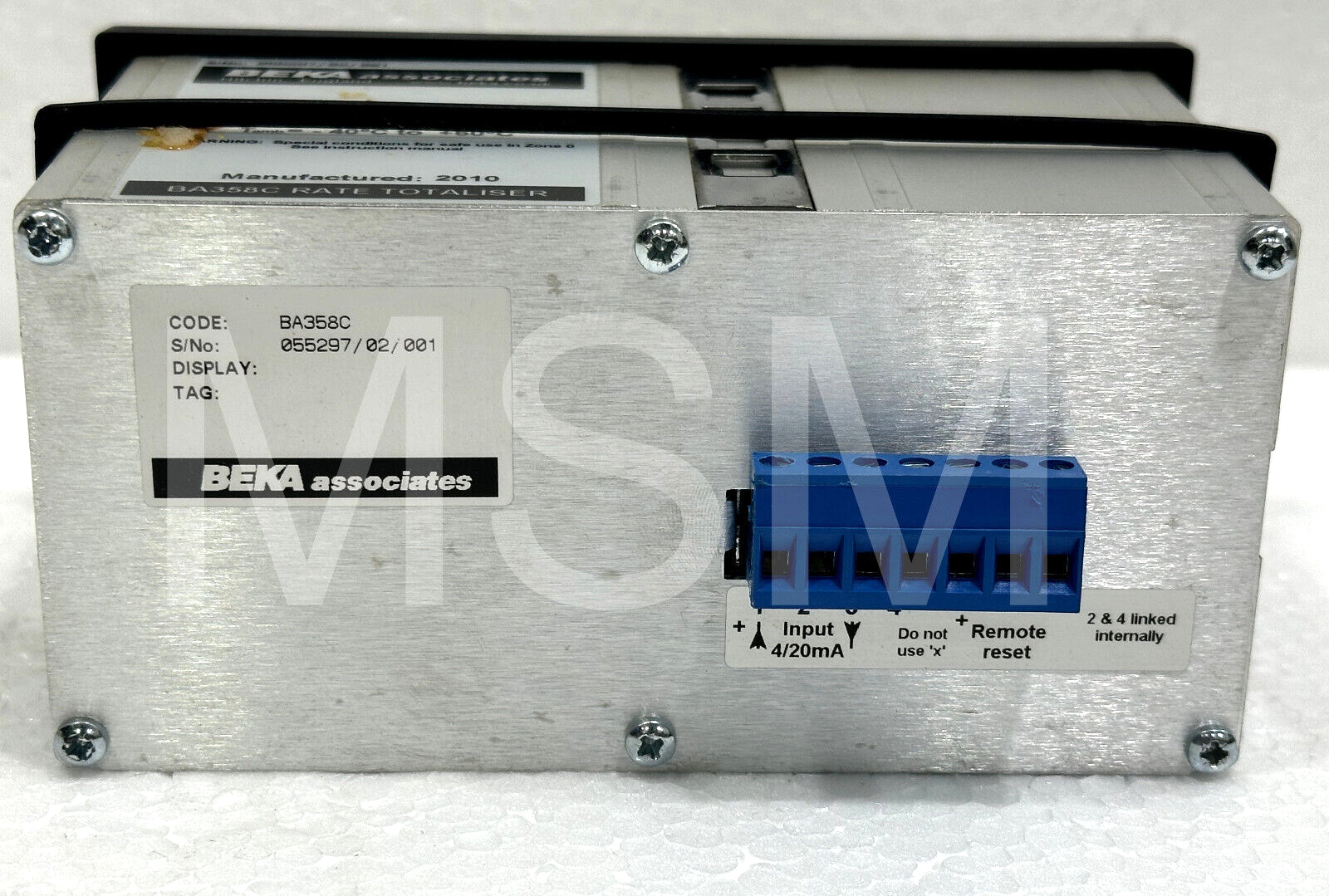 BEKA BA358C Intrinsically Safe Panel Mount Indicator - Image 4