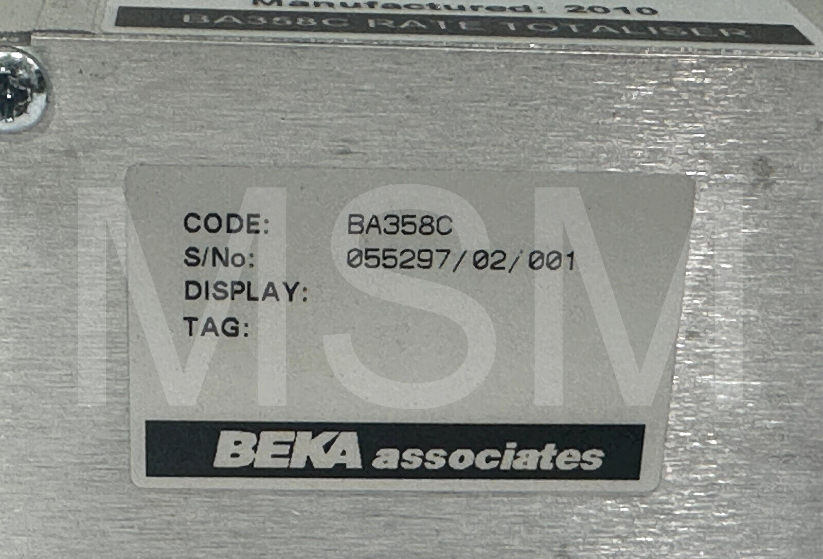 BEKA BA358C Intrinsically Safe Panel Mount Indicator - Image 5