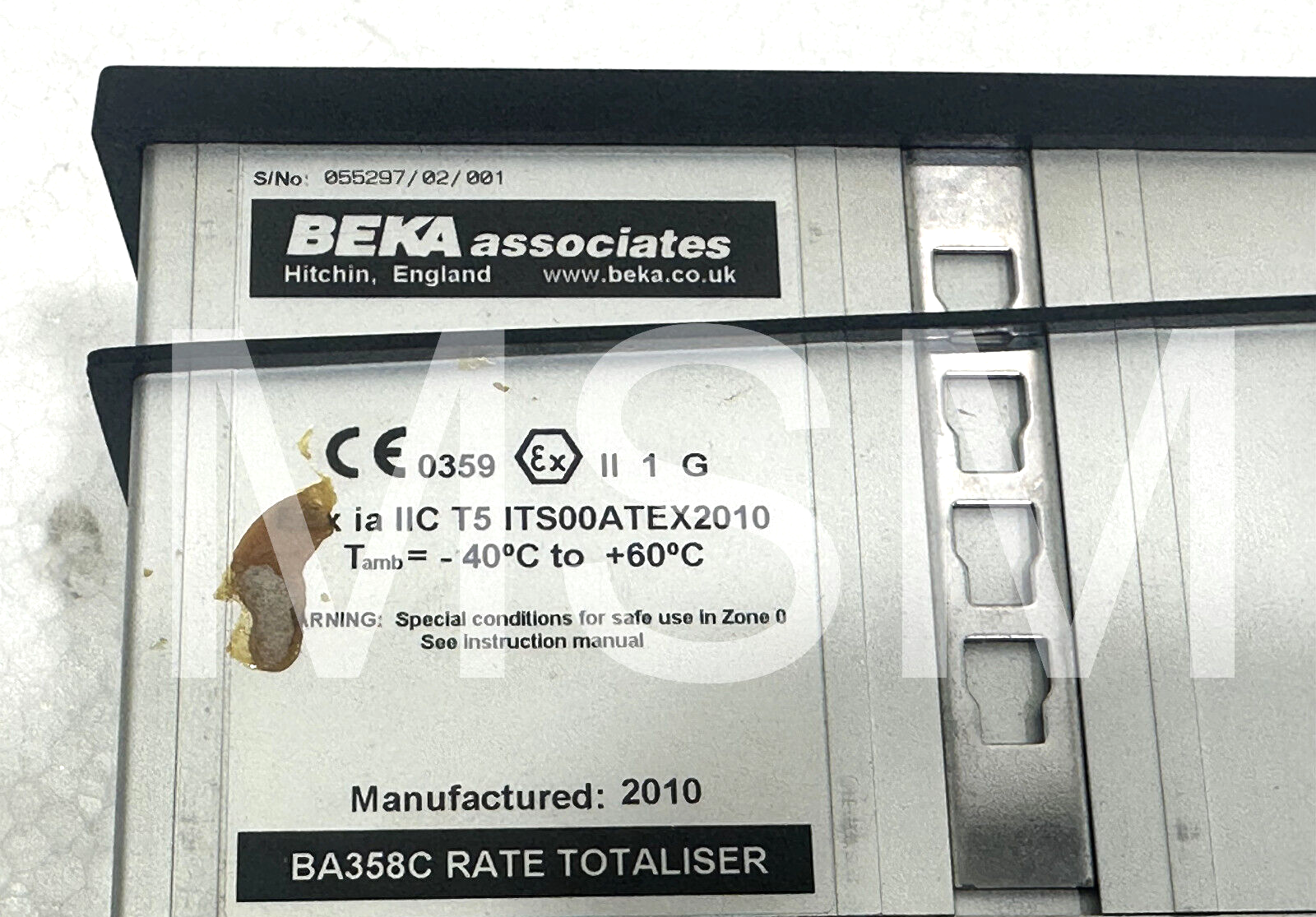 BEKA BA358C Intrinsically Safe Panel Mount Indicator - Image 7