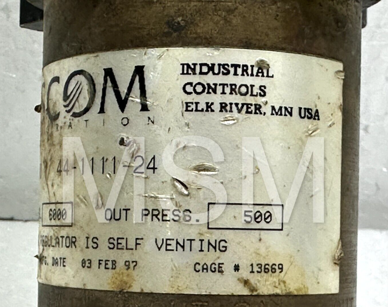 TESCOM 44-1111-24 Enter 6000-500psi output - Image 8