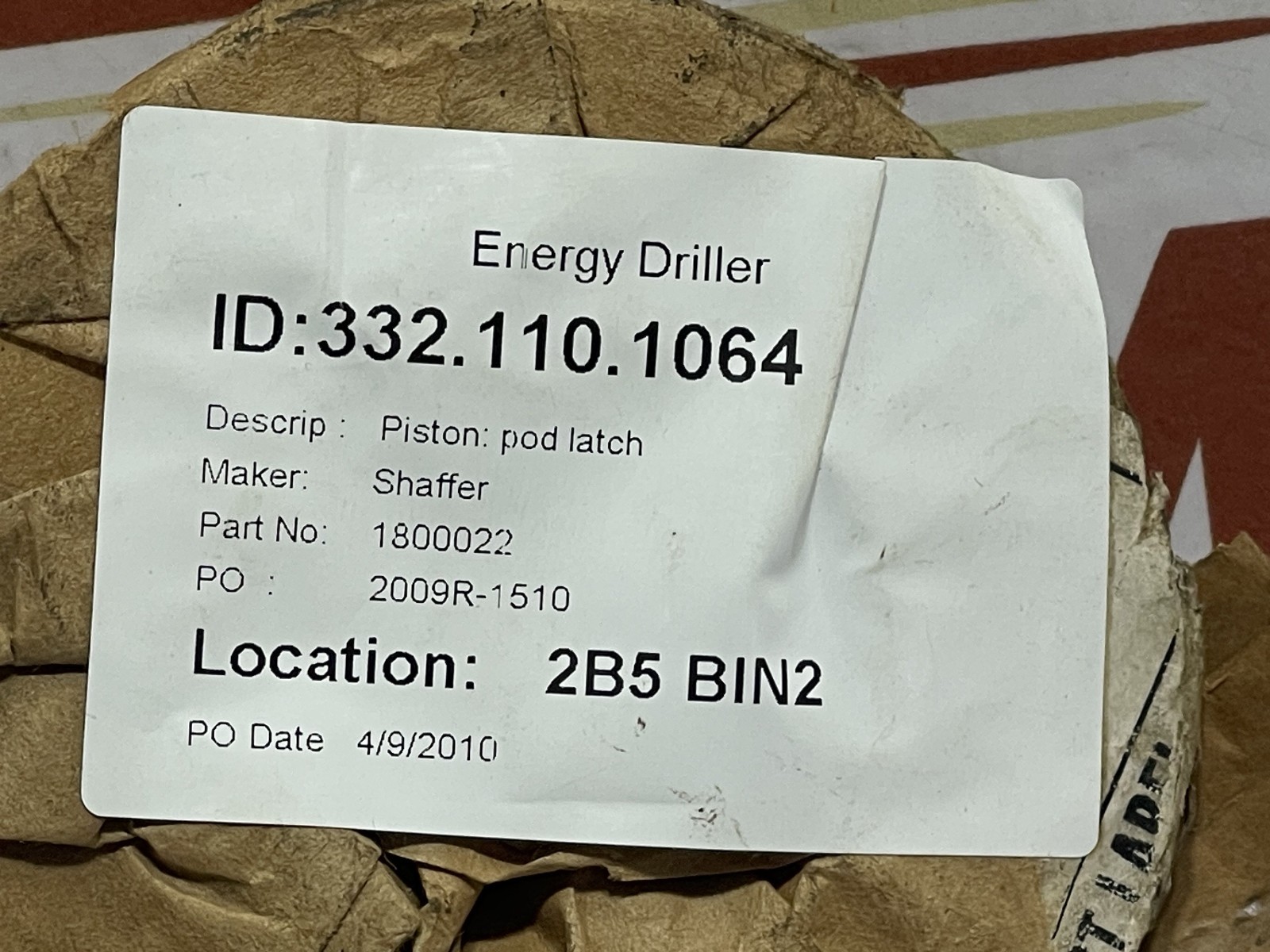 Energy 1800022 piston pod latch shaffer - Image 8