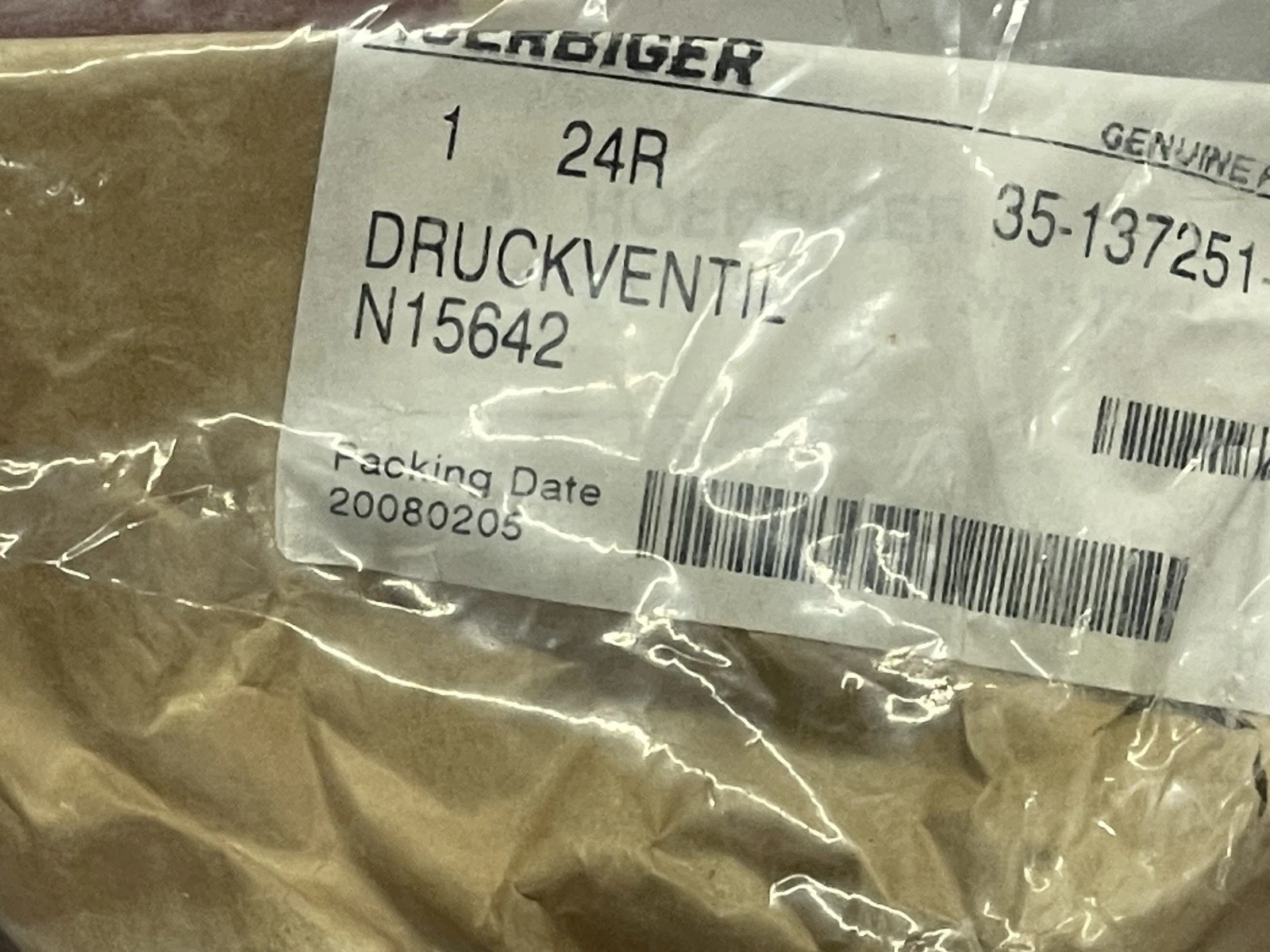 Bauer kompressoren N15642 Druckventil - Image 3