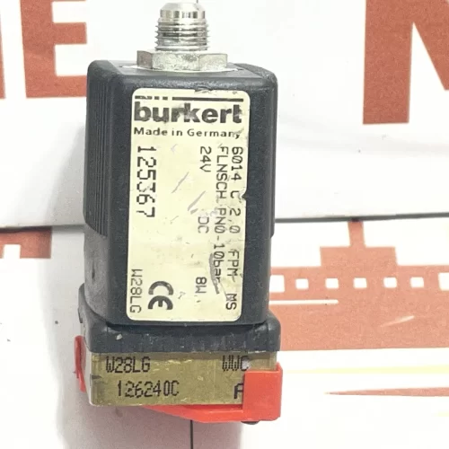 BURKERT 00158489 SOLENOID VALVE 6014 T 2.0 FKM MS 24VDCBURKERT 00158489 SOLENOID VALVE 6014 T 2.0 FKM MS 24VDC