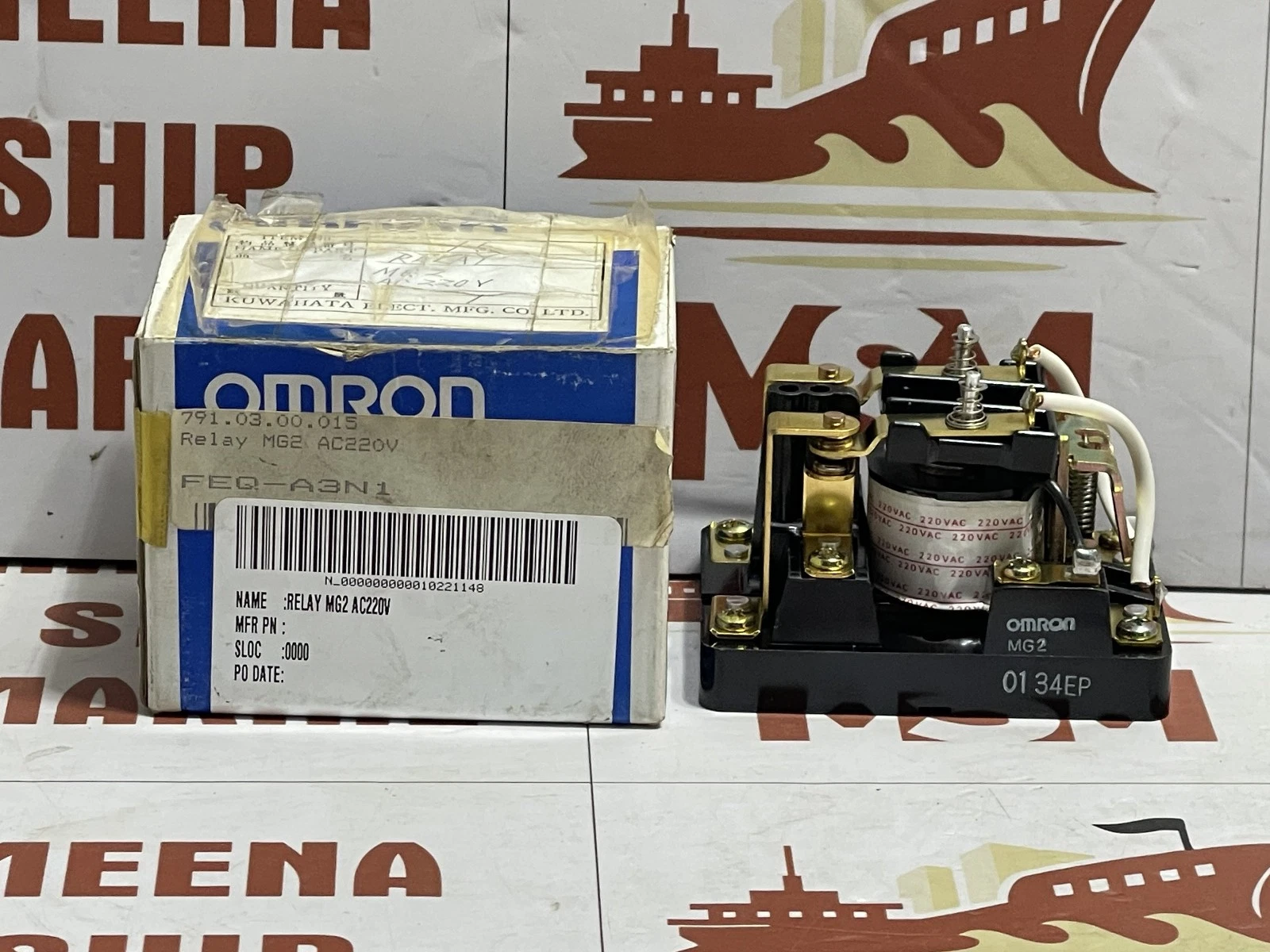 Omron MG2 Coil Relay 220VA