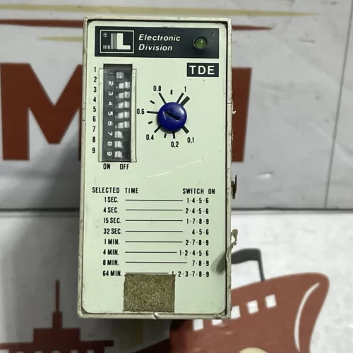 Time Relay Lovato TDE with Adjustable Delay on Release