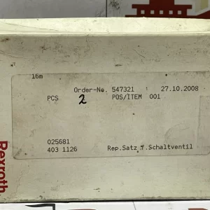 Rexroth Reparatursatz / Repair Kit 3621260012