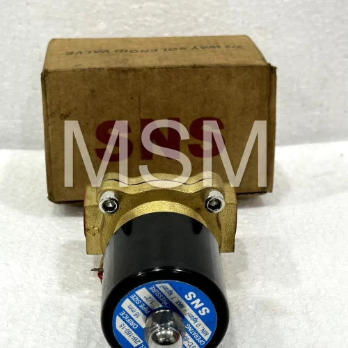 SNS Way Solenoid Valve IndustrialBrass 2W-160-15 110V 16mm Orifice 1/2″ Pipe