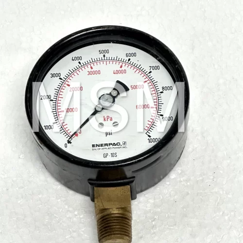 ENERPAC GP-10S HIGH PRESSURE HYDRAULIC PRESSURE GAUGE 700 BAR/10,000 PSI