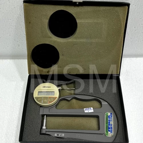 Mitutoyo No. 547-320 Thickness Gage, with IDC Digimatic No. IDS-1012EB Indicato