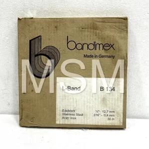 Bandimex L-Band – SS-CrNi, 30 m/roll, width: 12,7 mm – 1⁄2″ B 134