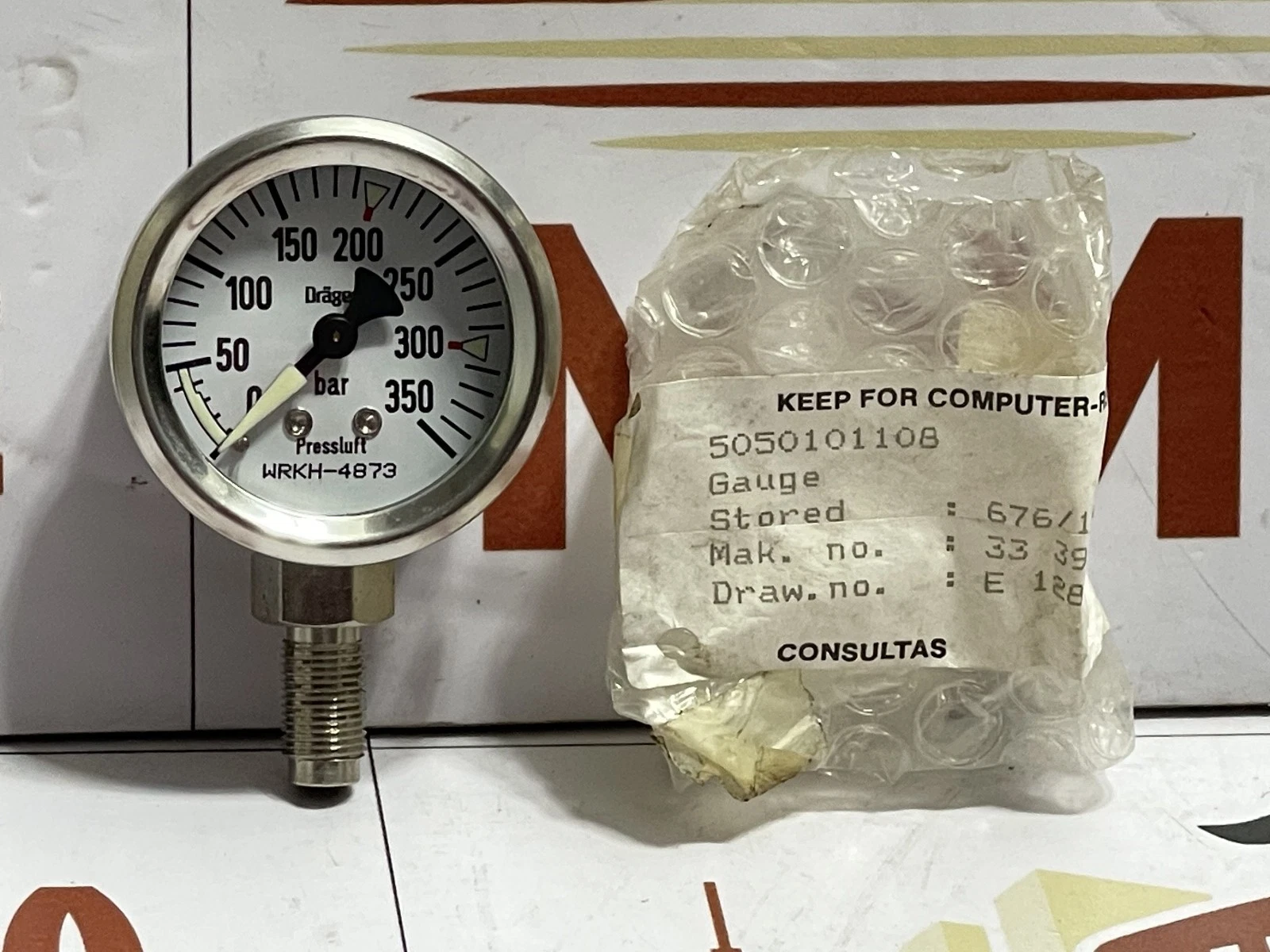 Drager WRKH-4873 pressluft