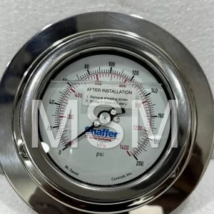 McDaniel Controls GFPK Gauge 1/2" NPT 0-200 PSI Range