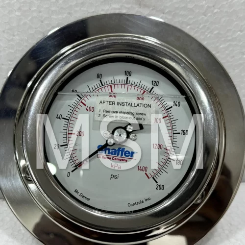 McDaniel Controls GFPK Gauge 1/2″ NPT 0-200 PSI Range