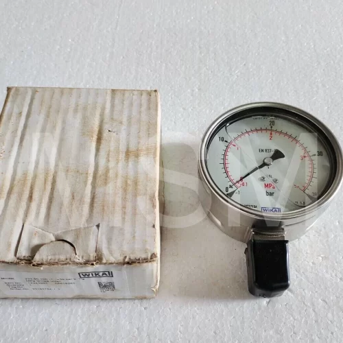 WIKA 233.50.100 Bourdon Tube Pressure Gauge -1…+39 bar Stainless Steel