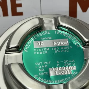 Nagano Keiki KH50 Pressure Transmitter 1501093 24VDC