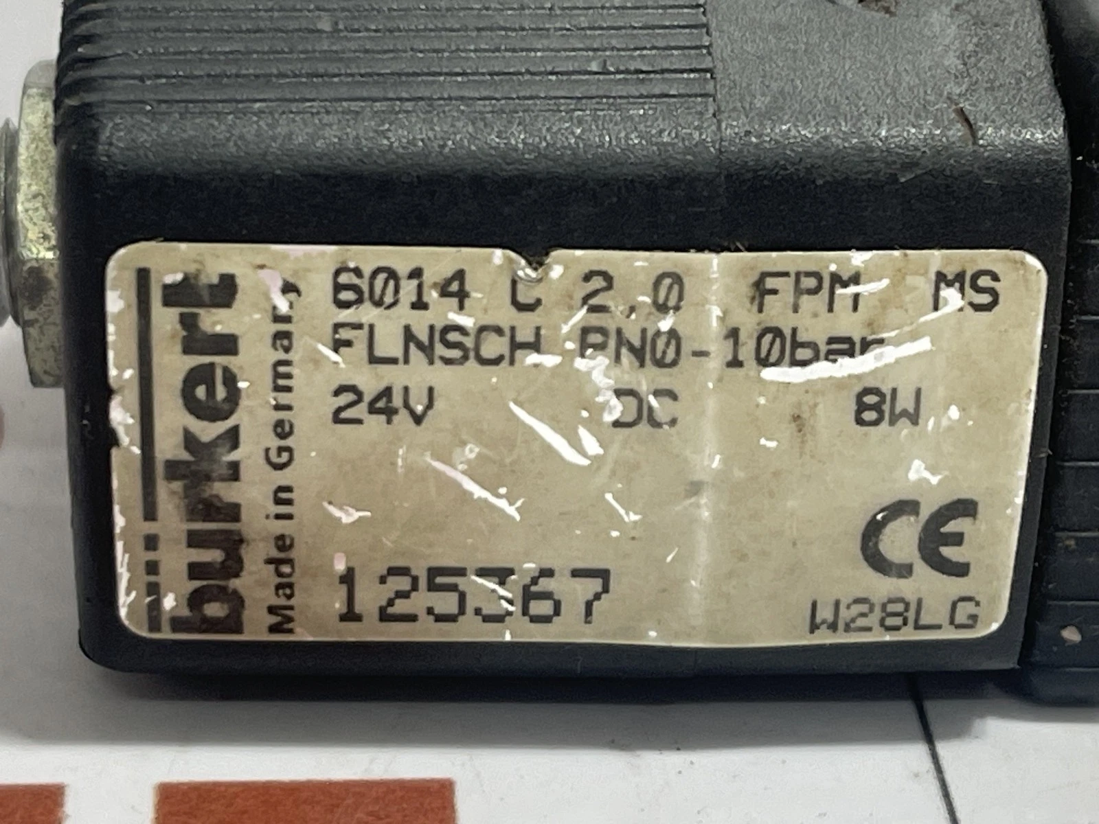 BURKERT 00158489 SOLENOID VALVE 6014 T 2.0 FKM MS 24VDCBURKERT 00158489 SOLENOID VALVE 6014 T 2.0 FKM MS 24VDC - Image 2