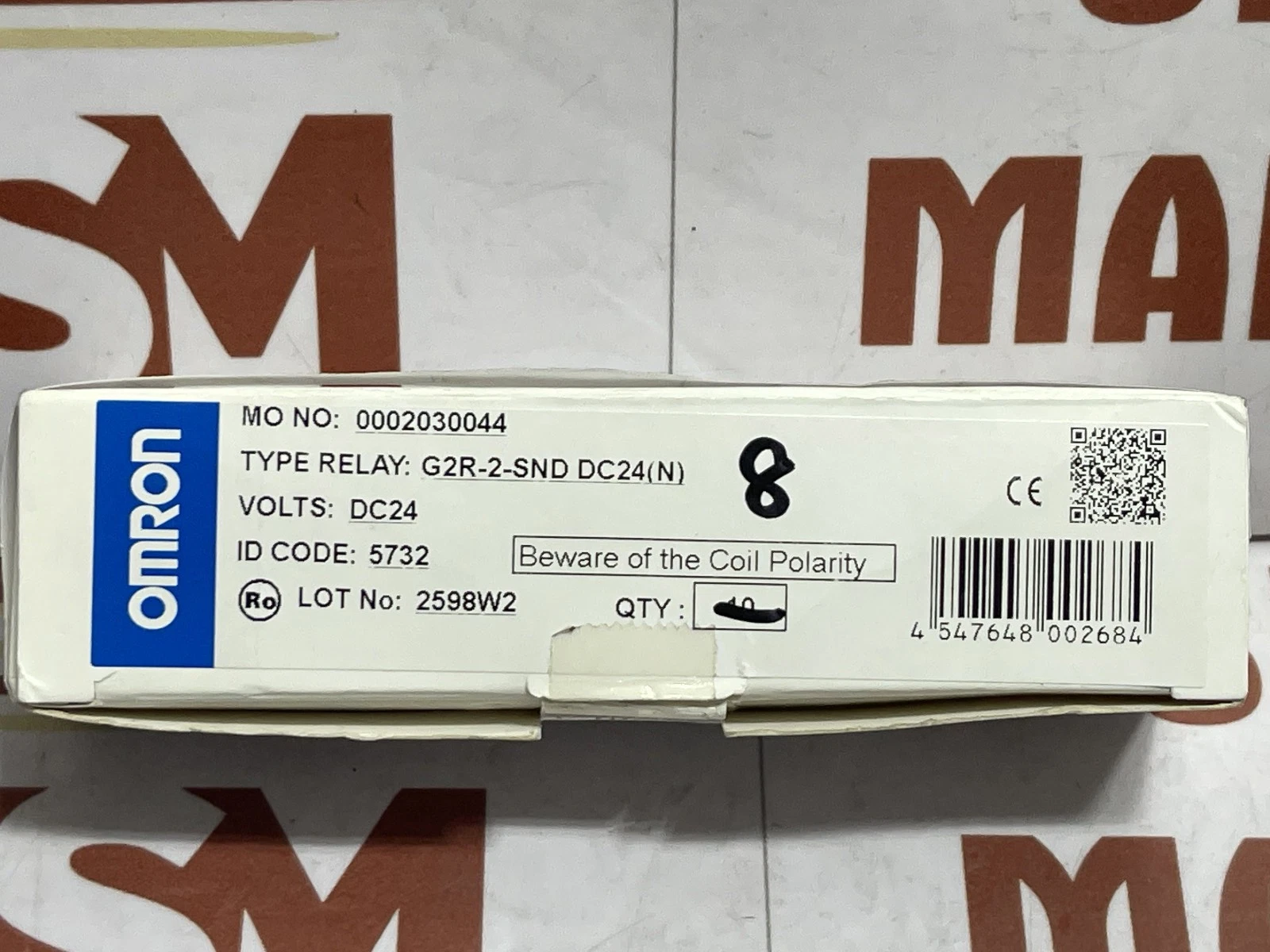 Omron G2R-2-SND DC24(N) G2RS Relay (LOT OF 6 PIECE) - Image 2