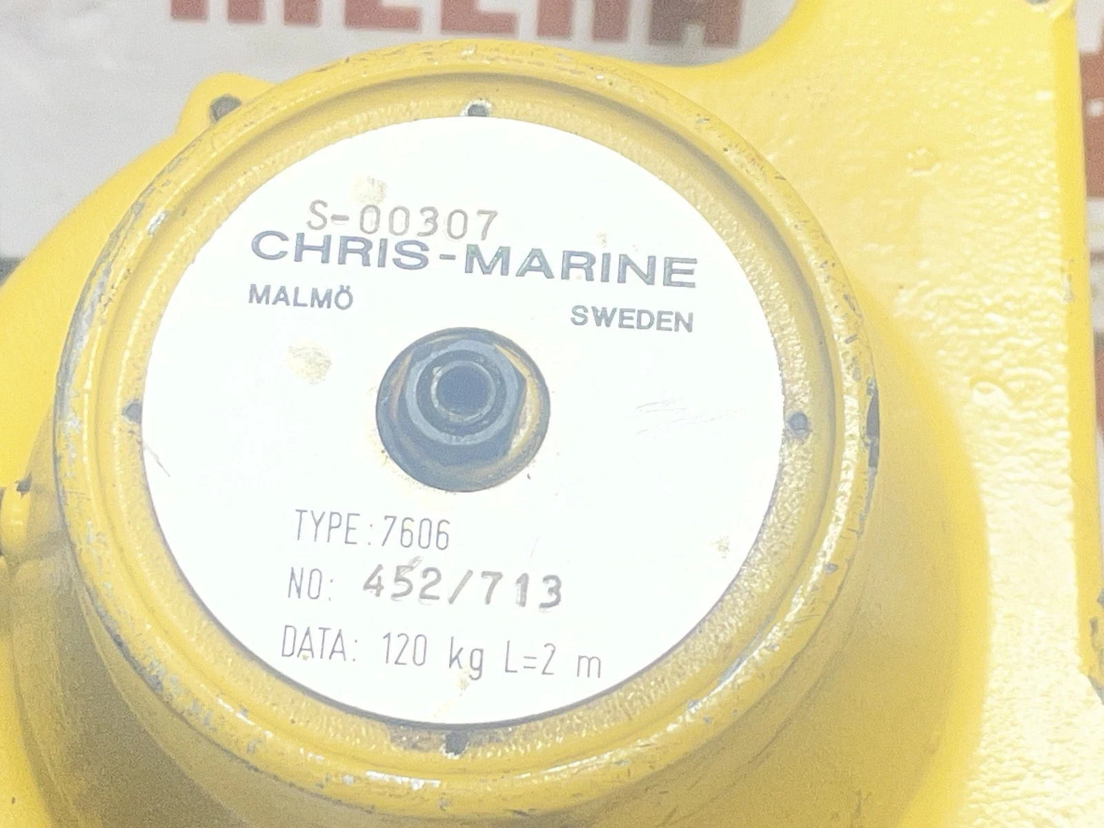 CHRIS MARINE LB 2 CYLINDER LINER HONING MACHINE 7606 - Image 3