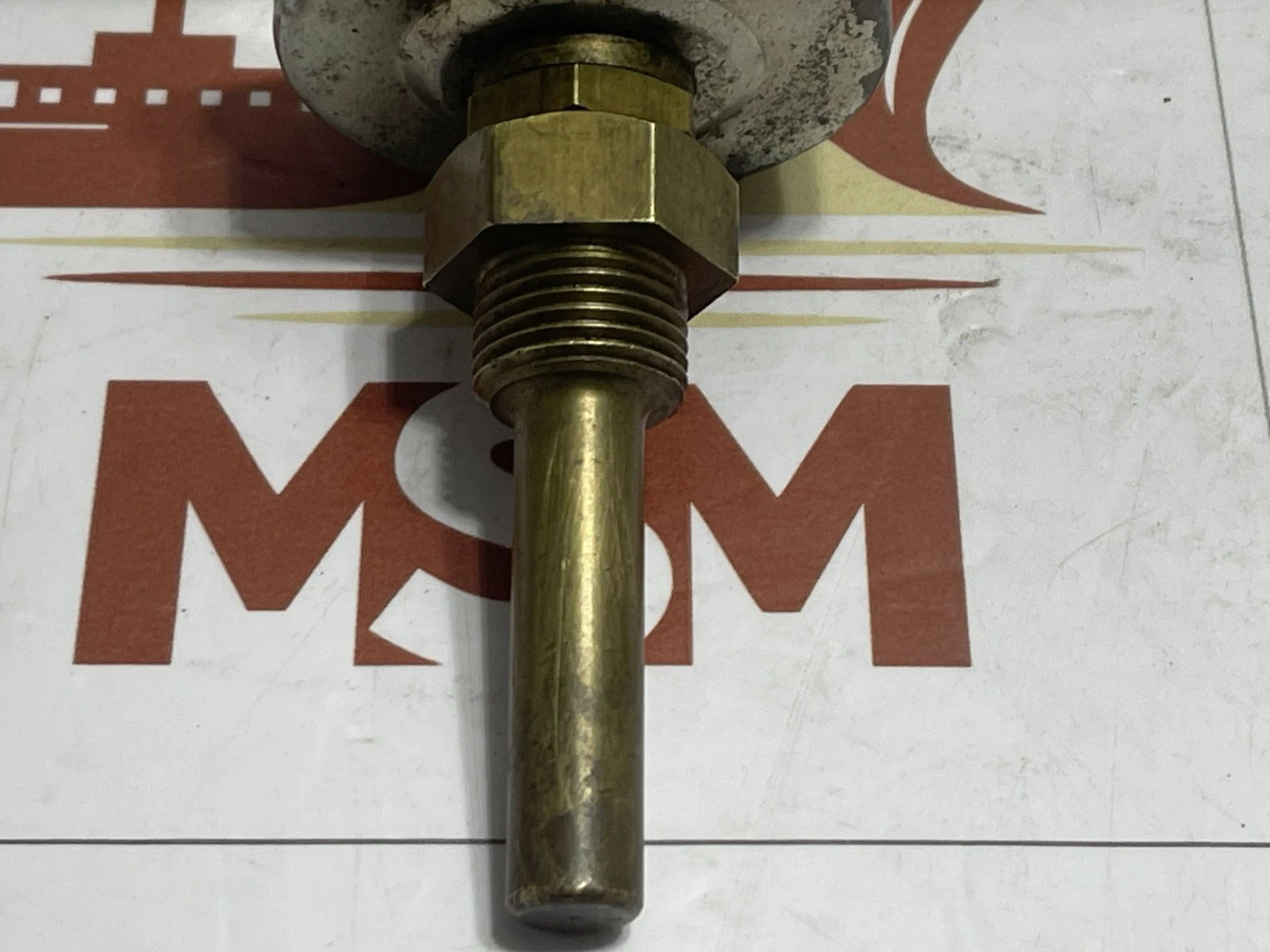 WARTSILA 0-200°C HORIZONTAL THERMOMETER - Image 4